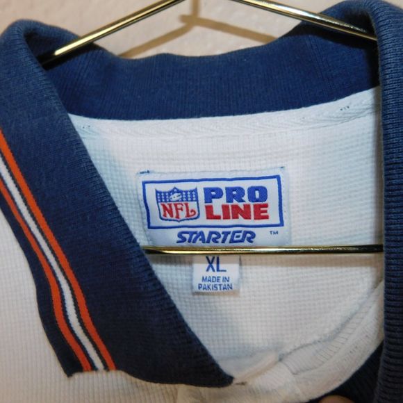 Vintage NFL Polo Shirt Adult XL Pro Line Starter Denver Broncos - Picture 2 of 8